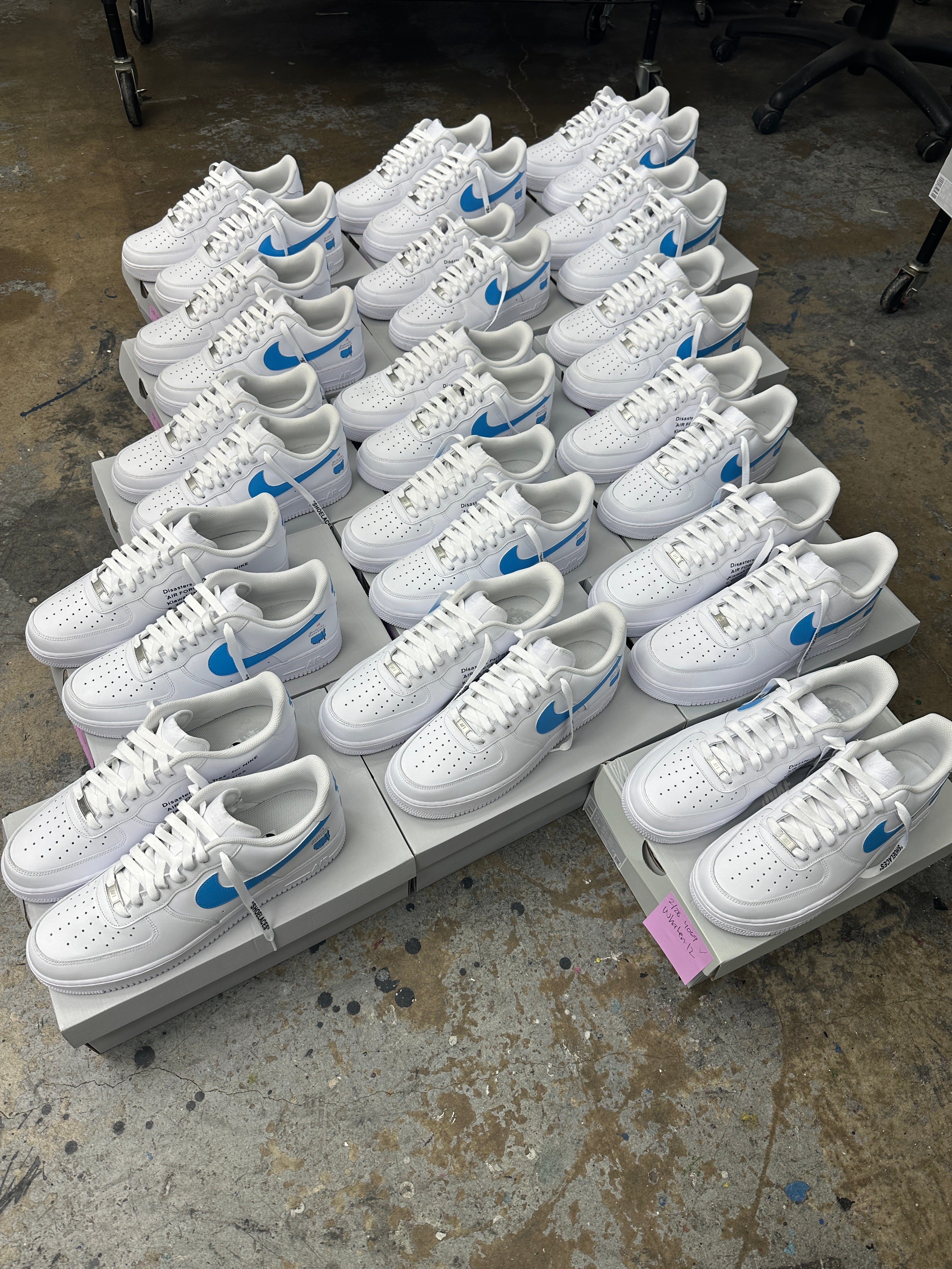 16 PairsCustom Disasters Part Tres Nike AF1 - Custom Order - Invoice 2 of 2