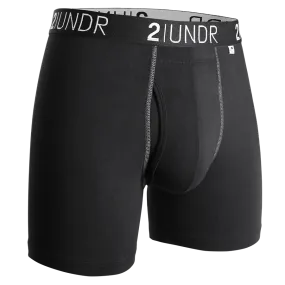 2UNDR Swing Shift Boxer Brief In Black/Grey