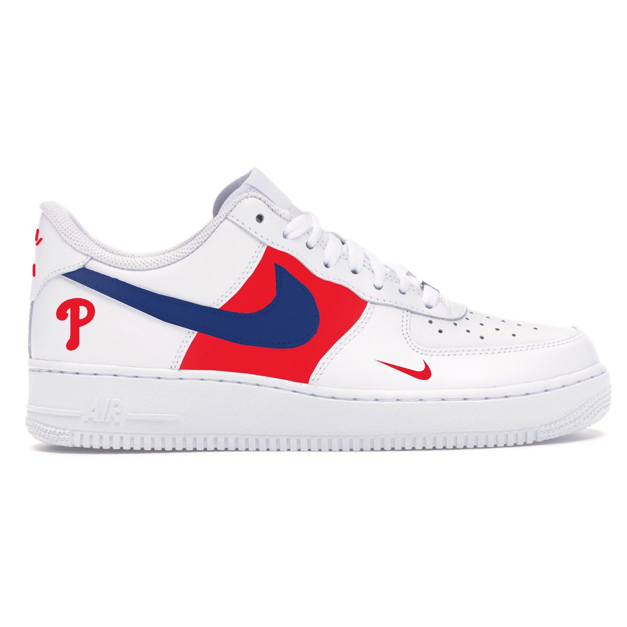 3 Pairs of Custom Phillies Nike AF1s Custom Order