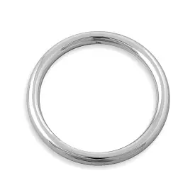 A Von Treskow Silver 8mm Golf Bangle