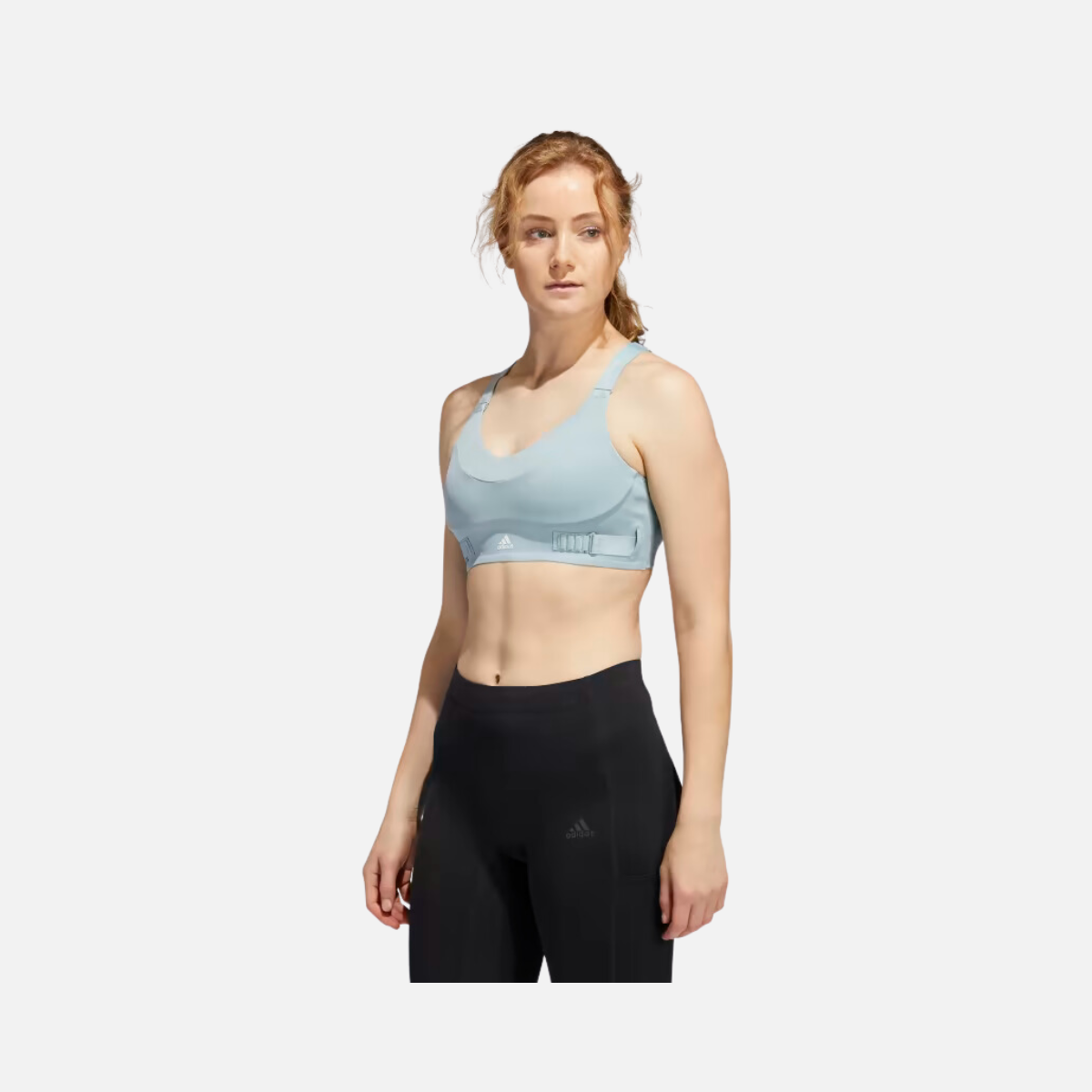 Adidas Fastimpact Luxe Run High Support Women's Bra -Magic Gray