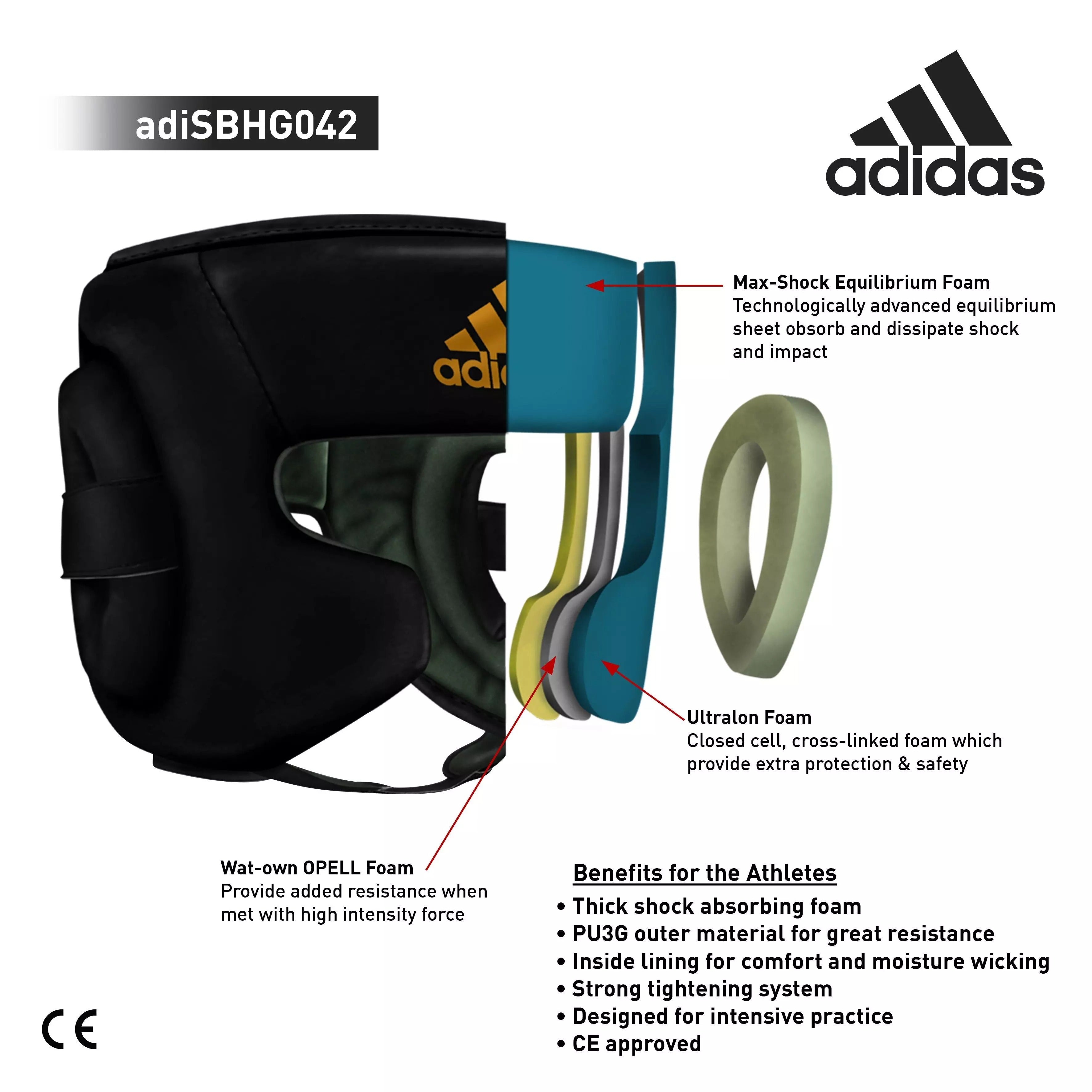 adidas Speed Boxing Head Guard Sparring MMA Muay Thai