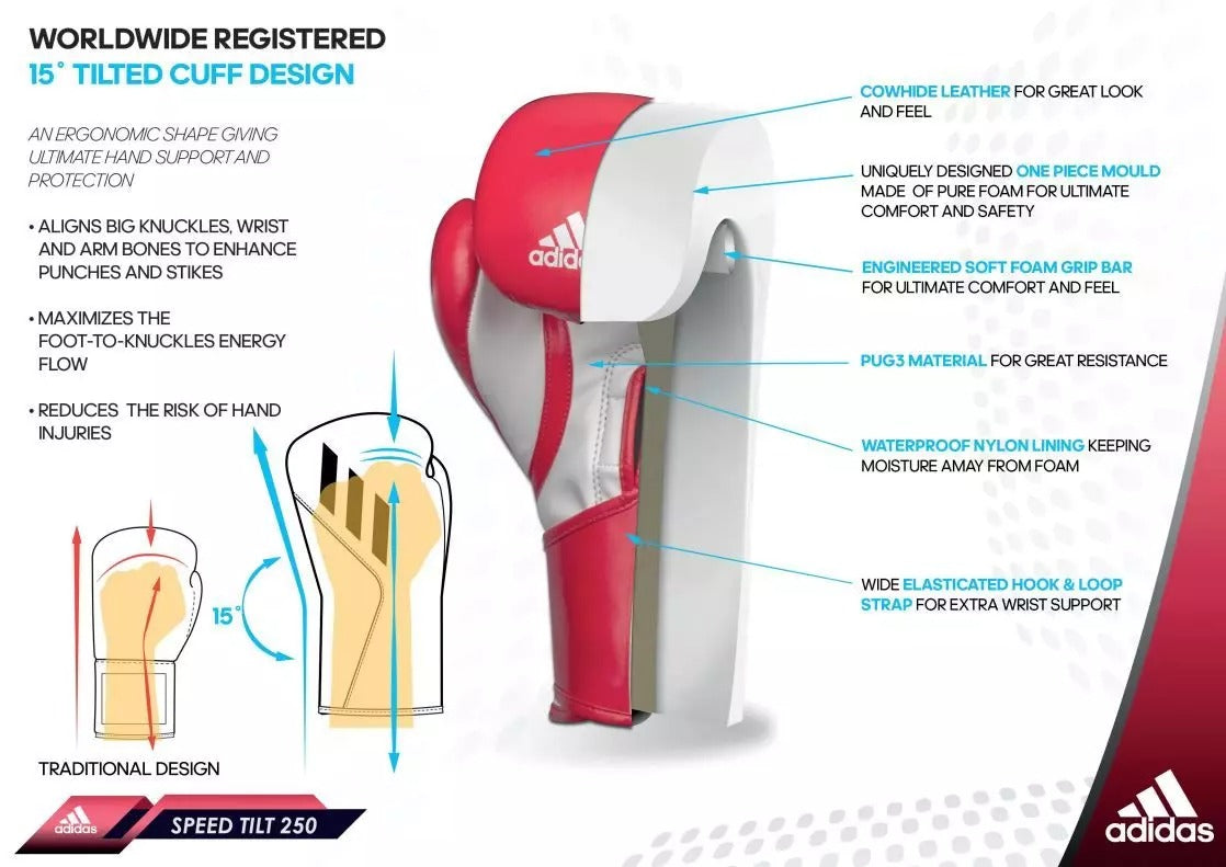 adidas Speed Tilt 250 Boxing Gloves Proper Alignment
