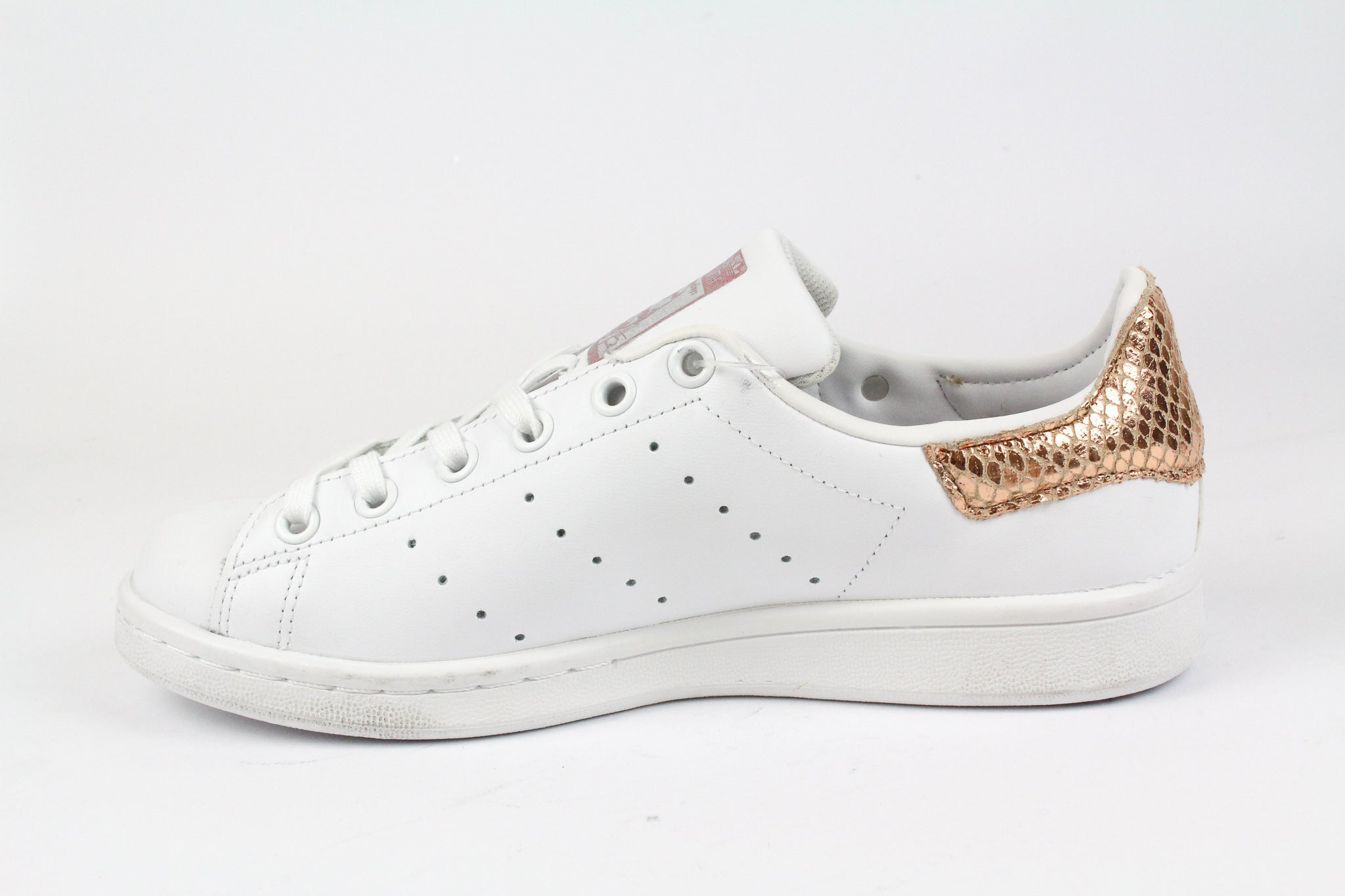 Adidas Stan Smith Cuore Pitone Rosa Laminato & Strass