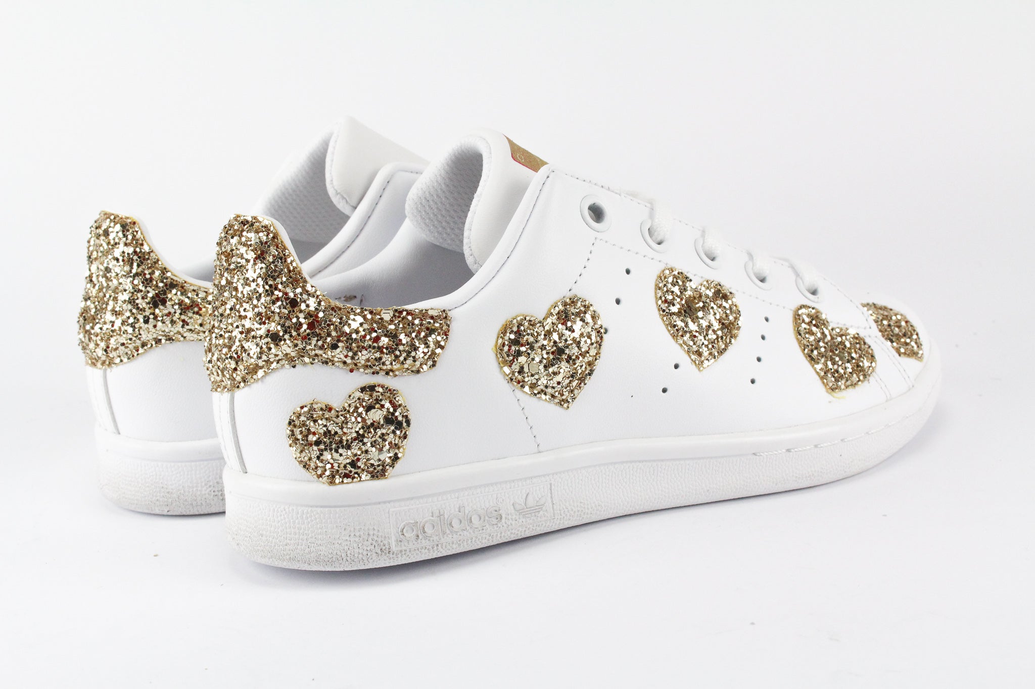 Adidas Stan Smith Cuori Gold Glitter