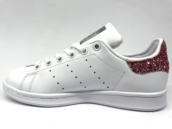 Adidas Stan Smith Cuori Pink Glitter