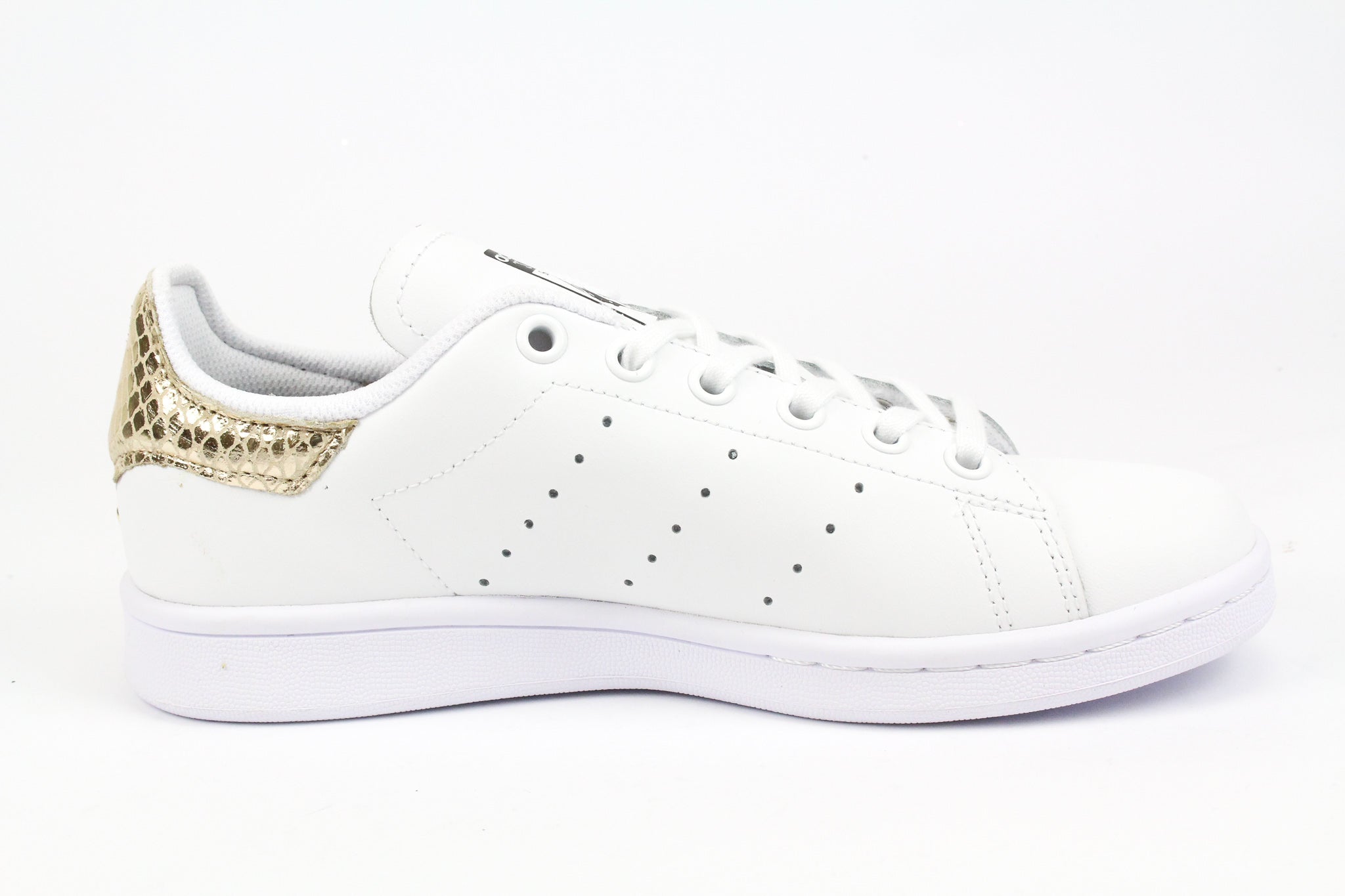 Adidas Stan Smith Fulmine Pitone Laminato Gold & Strass