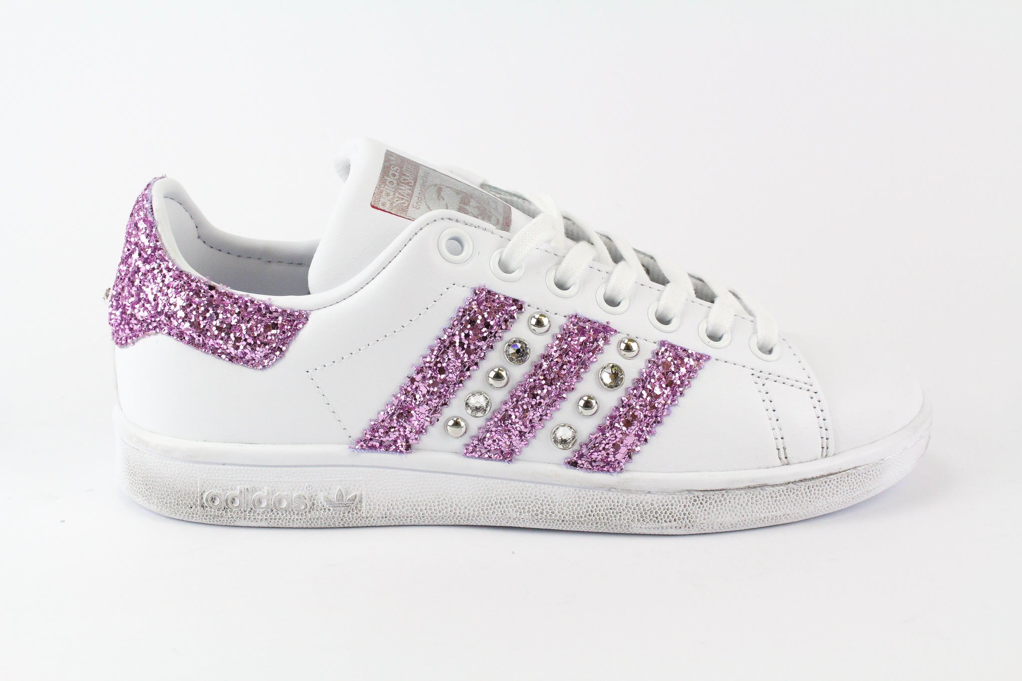 Adidas Stan Smith Glitter Glicine & Strass