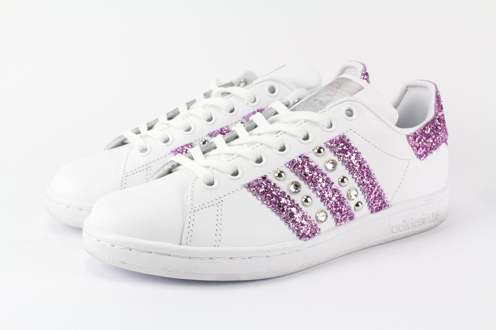 Adidas Stan Smith Glitter Glicine & Strass