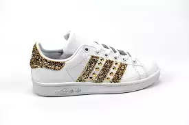 Adidas Stan Smith Gold Glitter & Borchie