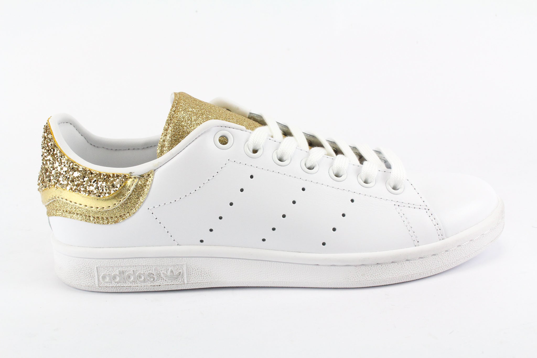 Adidas Stan Smith Gold Multi Glitter & Pelle Laminata