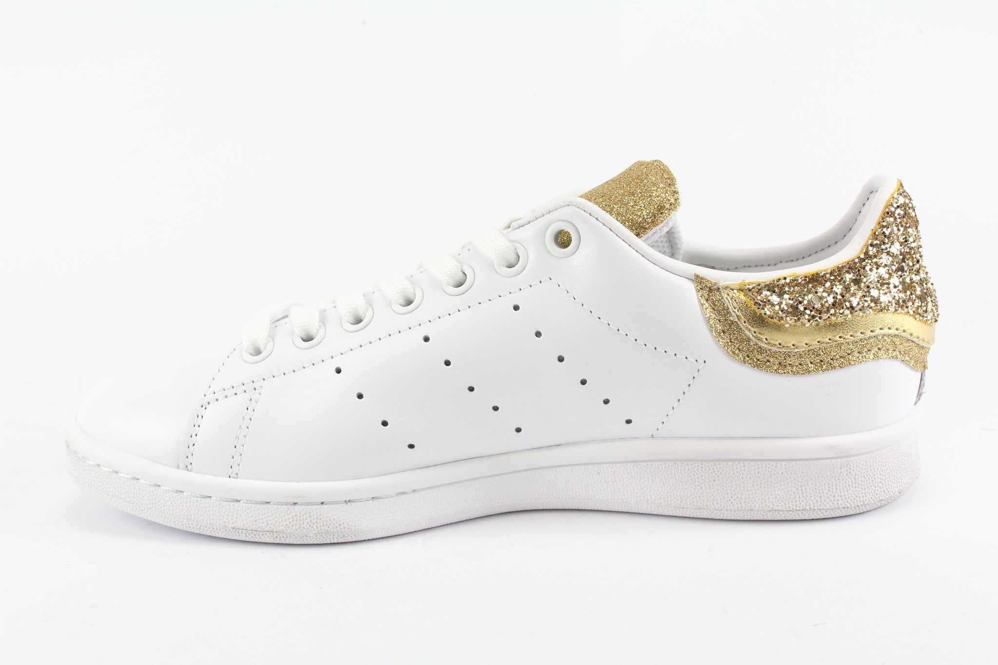 Adidas Stan Smith Gold Multi Glitter & Pelle Laminata