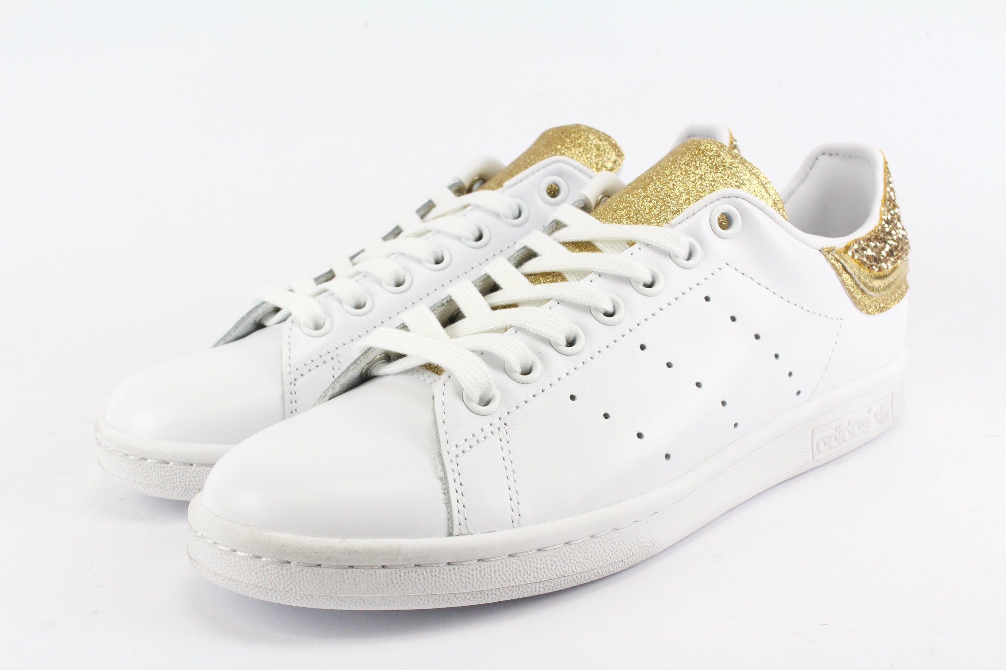 Adidas Stan Smith Gold Multi Glitter & Pelle Laminata