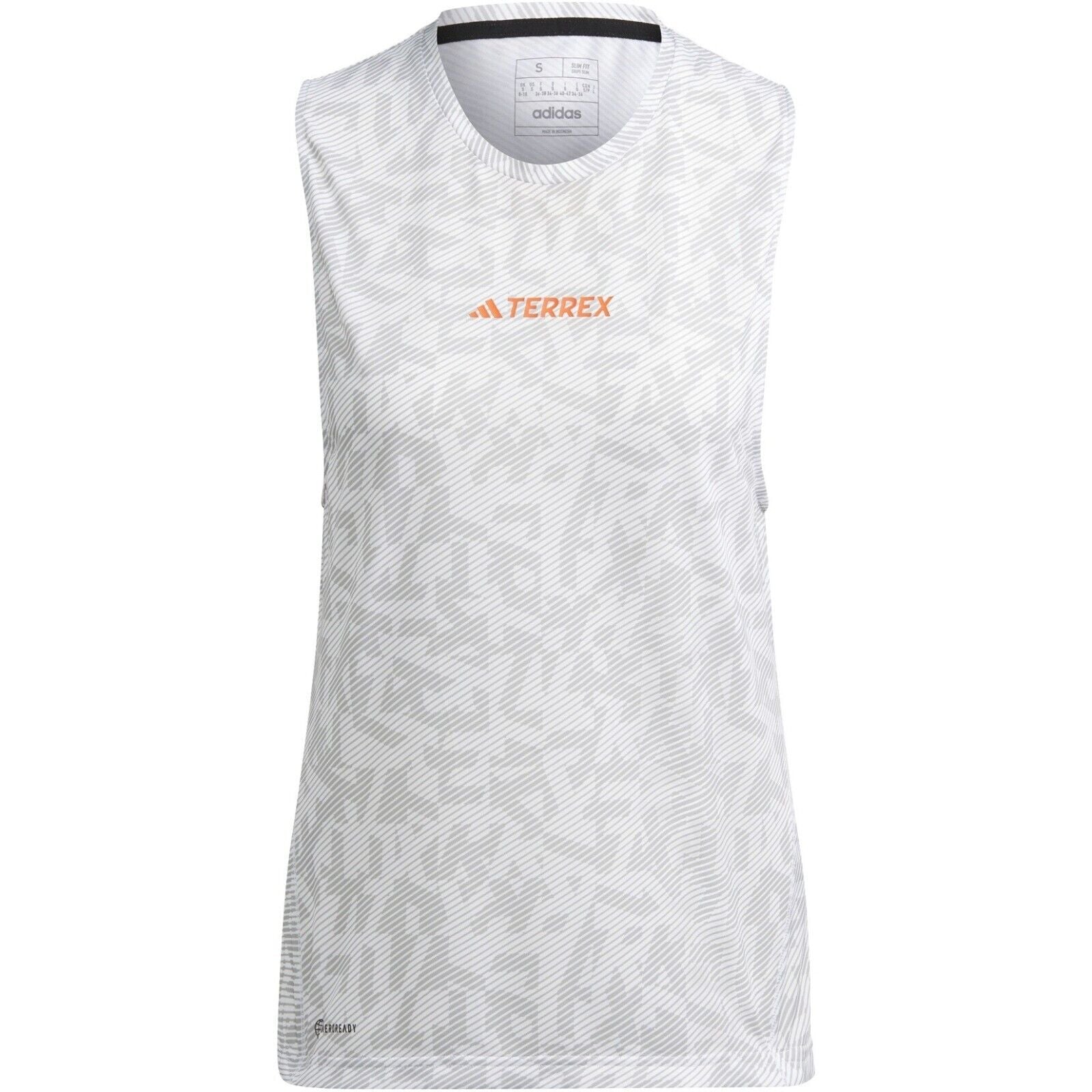 adidas Terrex Agravic Trail Running Vest Mens Tank Top White