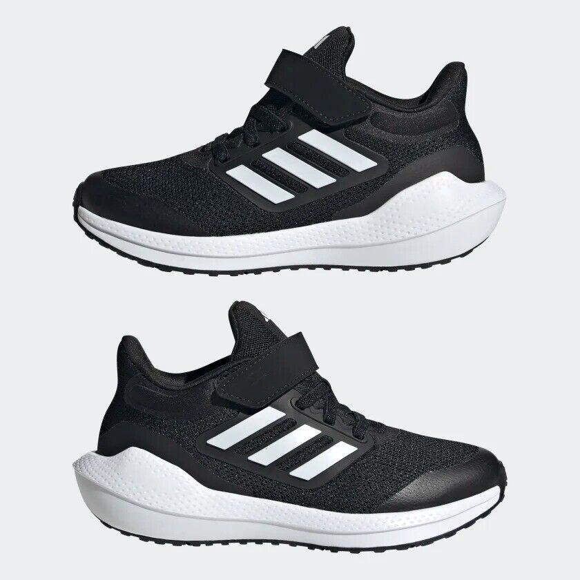 adidas Ultrabounce Kids Running Trainers Boys Black Strap