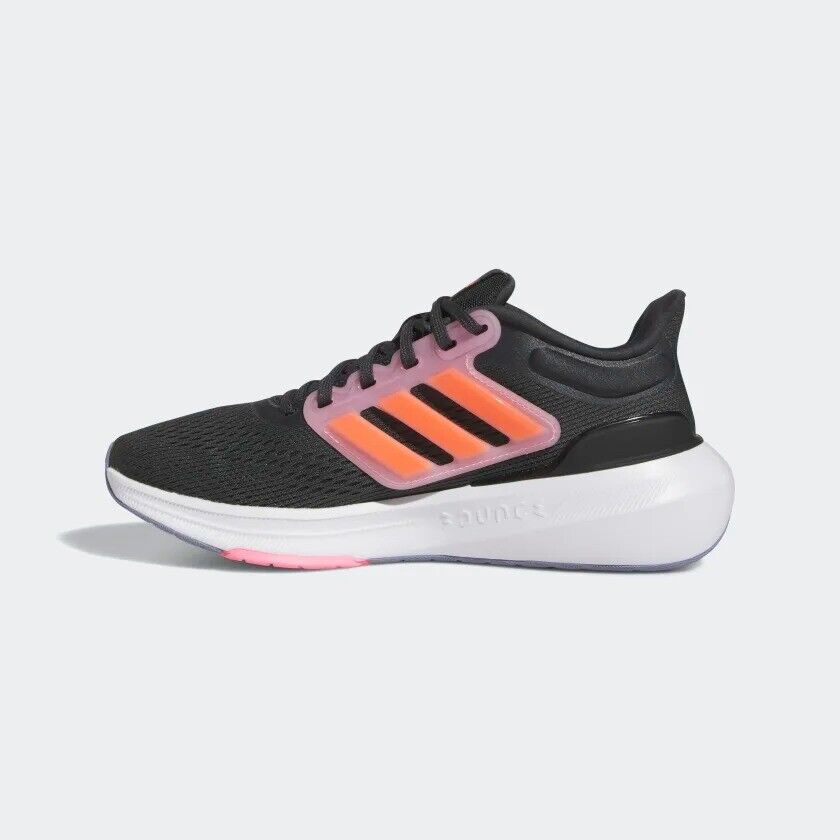 adidas Ultrabounce Kids Running Trainers Girls Black Pink