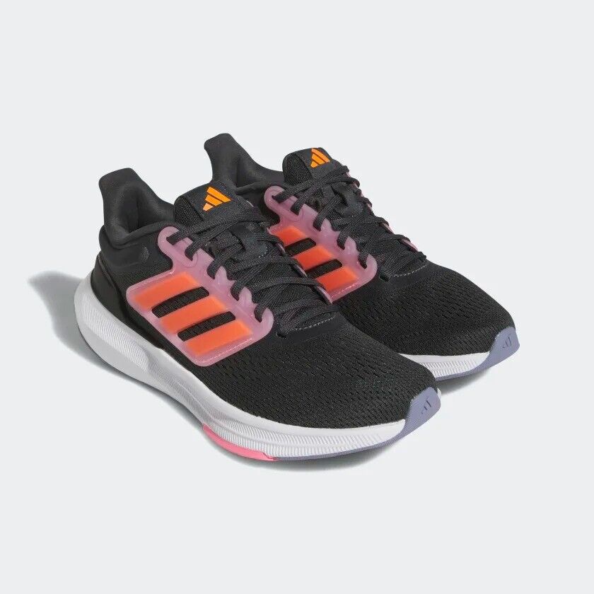 adidas Ultrabounce Kids Running Trainers Girls Black Pink