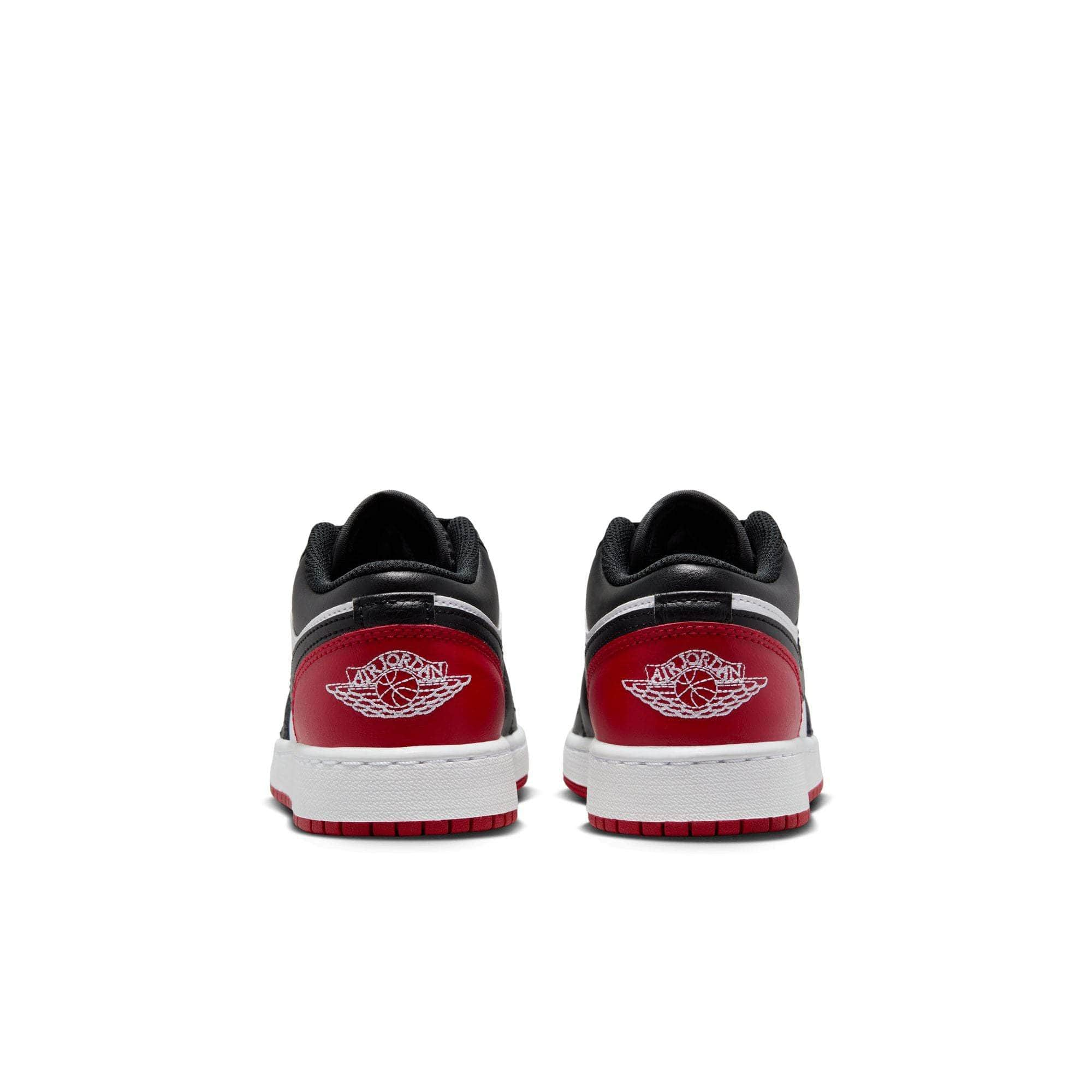 Air Jordan 1 Low Bred Toe 2.0 - Boy's Grade School