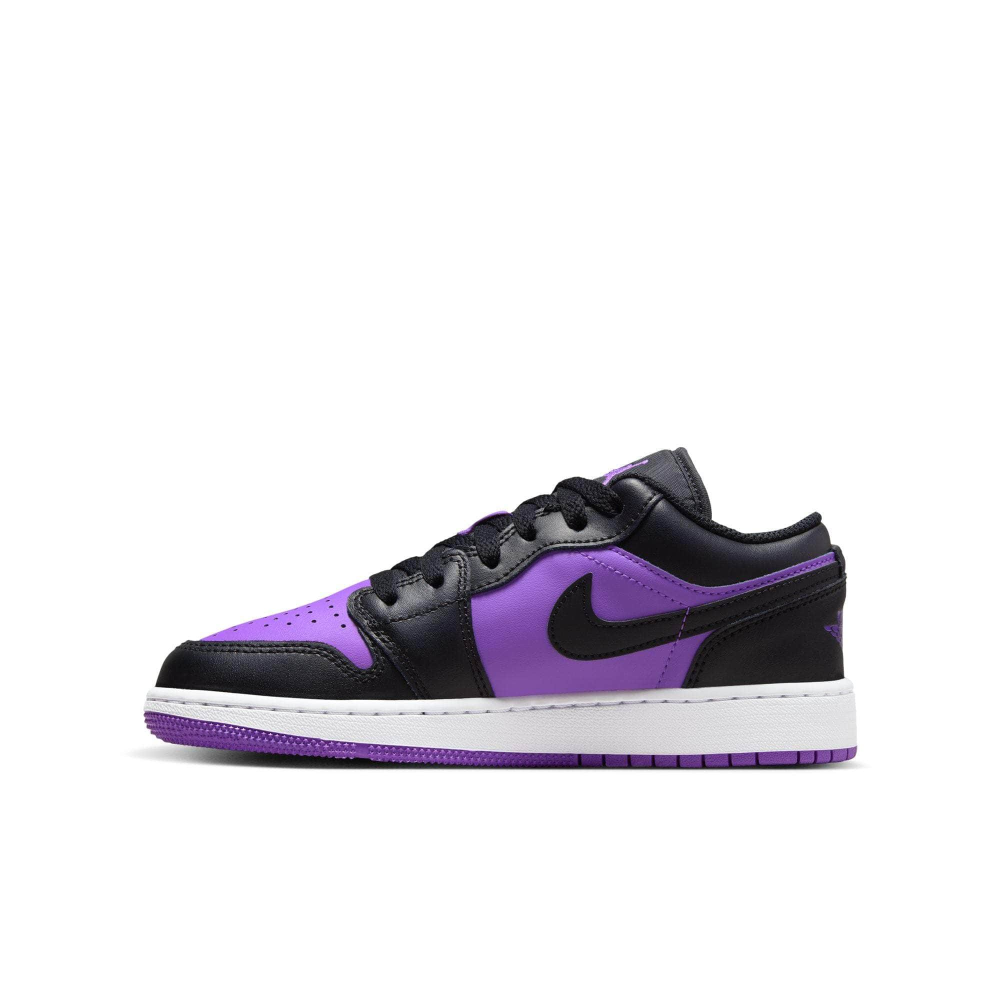 Air Jordan 1 Low  “Electric Violet” - Boy's Grade School