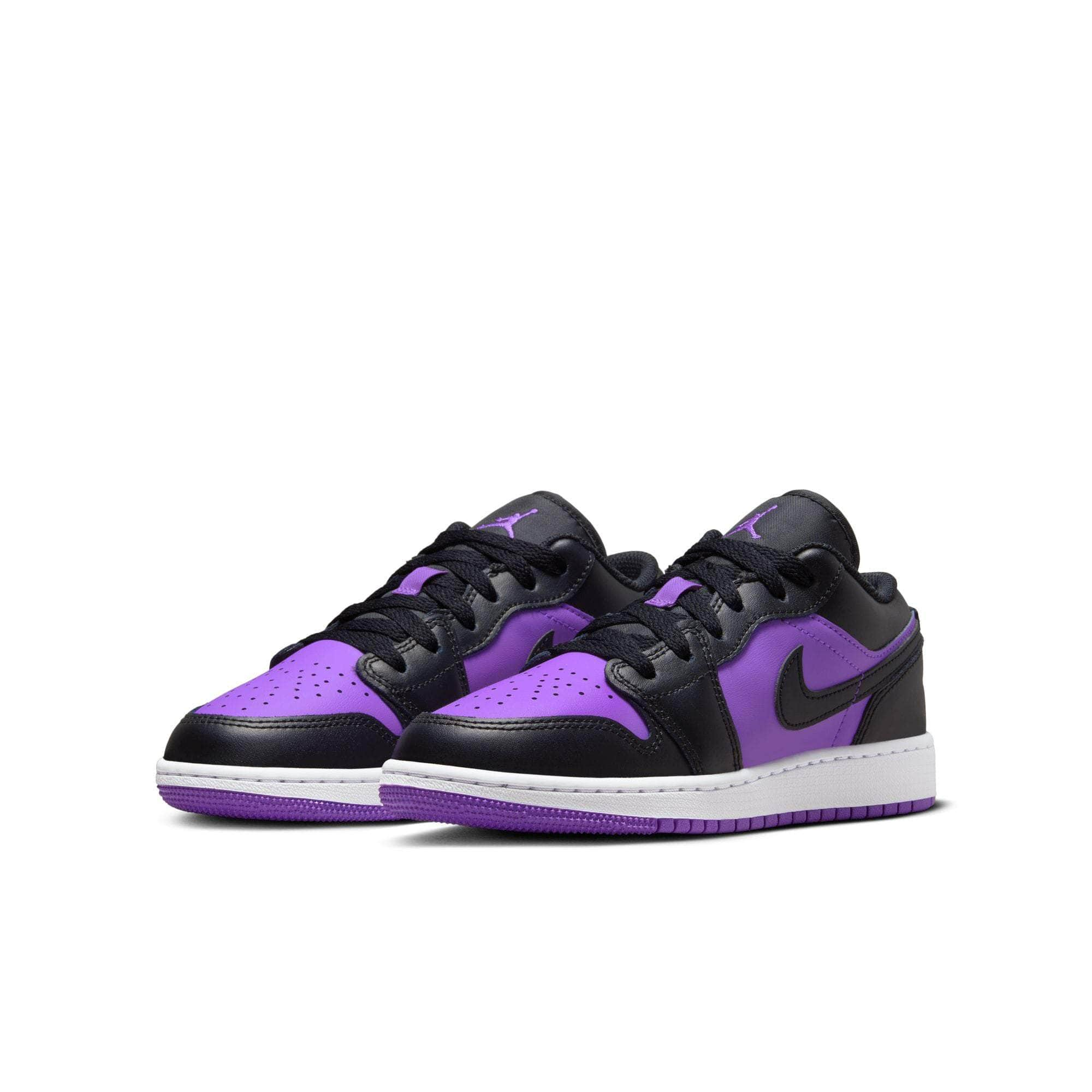 Air Jordan 1 Low  “Electric Violet” - Boy's Grade School