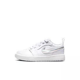 Air Jordan 1 Low Glitter Swoosh - Boy's Pre School