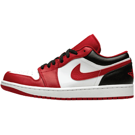 AIR JORDAN 1 LOW REVERSE BLACK TOE BULLS