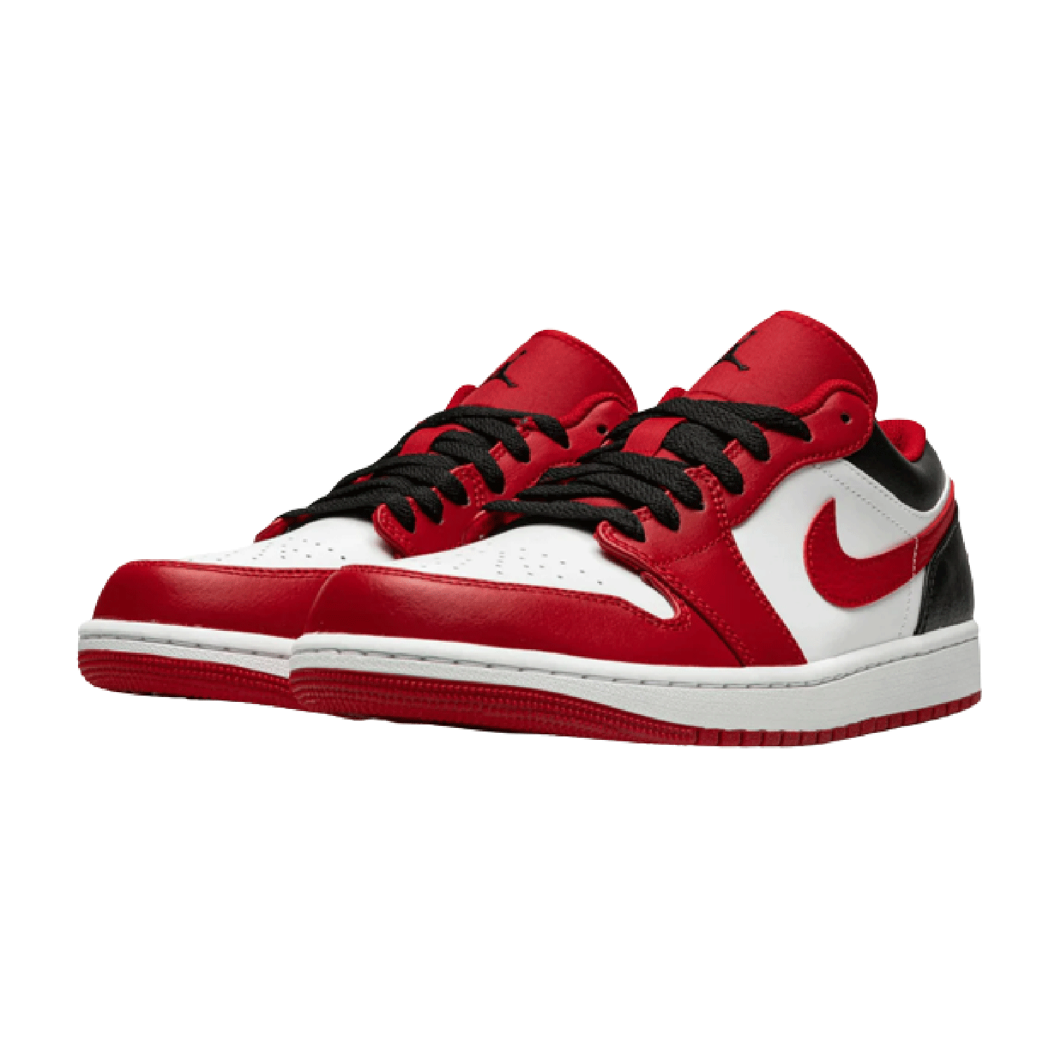 AIR JORDAN 1 LOW REVERSE BLACK TOE BULLS