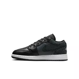 Air Jordan 1 Low SE Black Elephant - Boy's Grade School