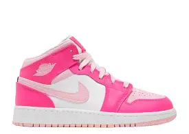 Air Jordan 1 Mid 'Fierce Pink' GS