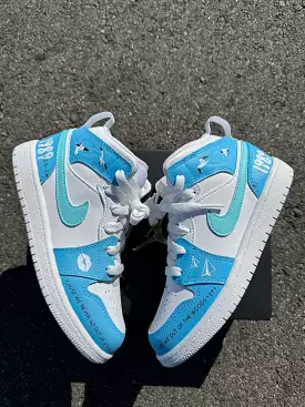 Air Jordan 1 Mid PS 'Triple White' 2023 - 1.5Y (3 Womens) - Custom Order - Invoice 2 of 2