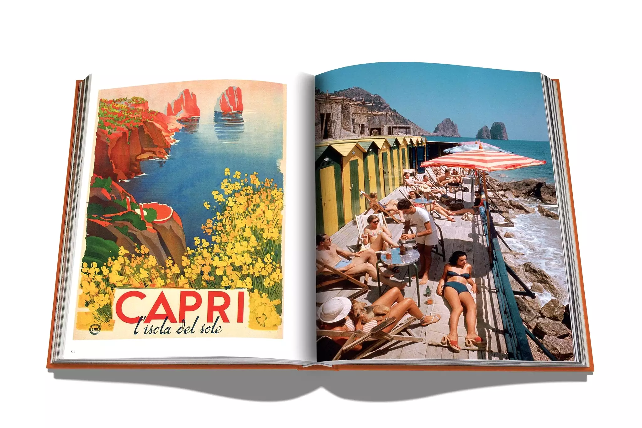 ASSOULINE Capri Dolce Vita Hardcover Book by Cesare Cunaccia