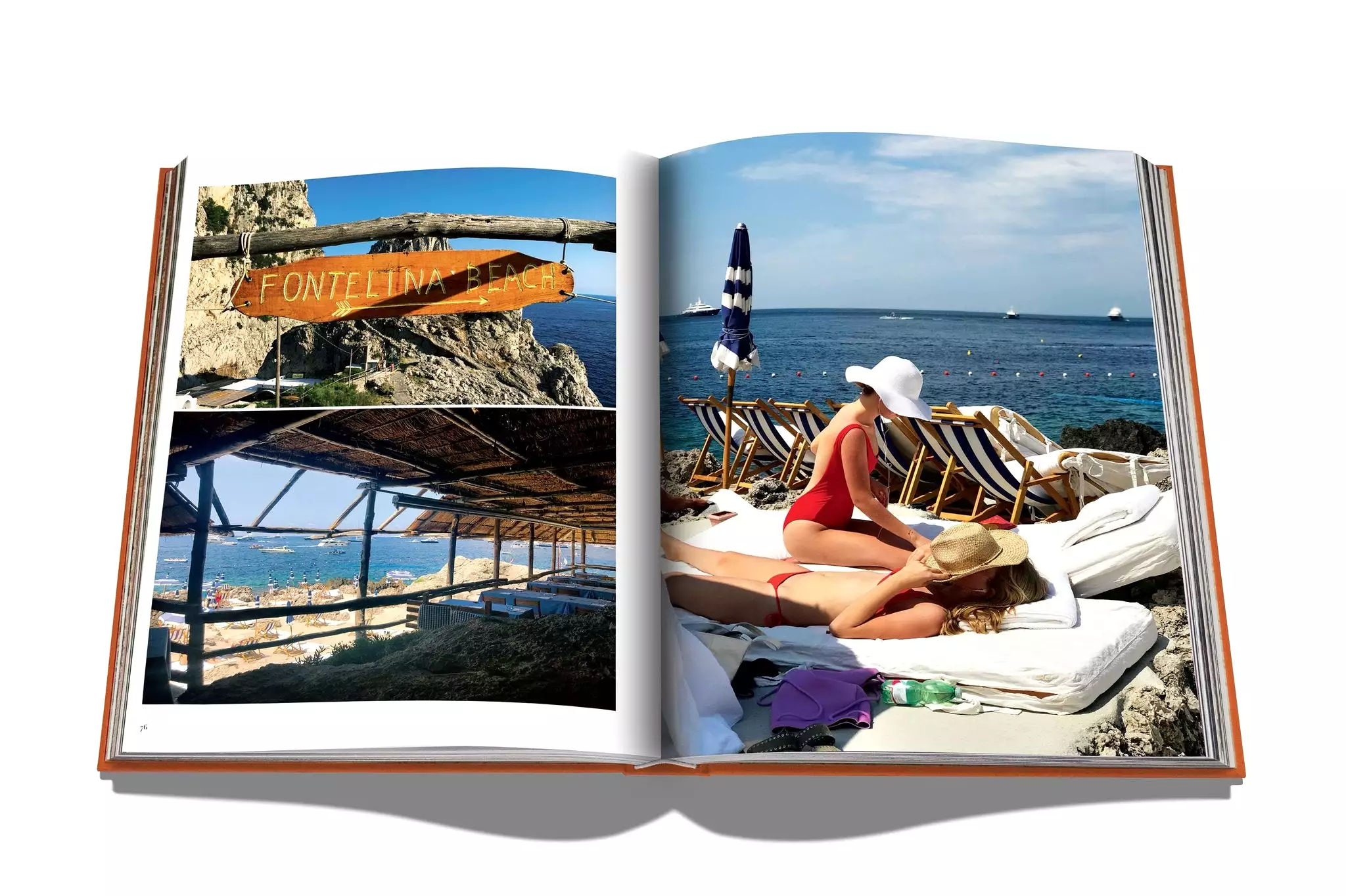 ASSOULINE Capri Dolce Vita Hardcover Book by Cesare Cunaccia