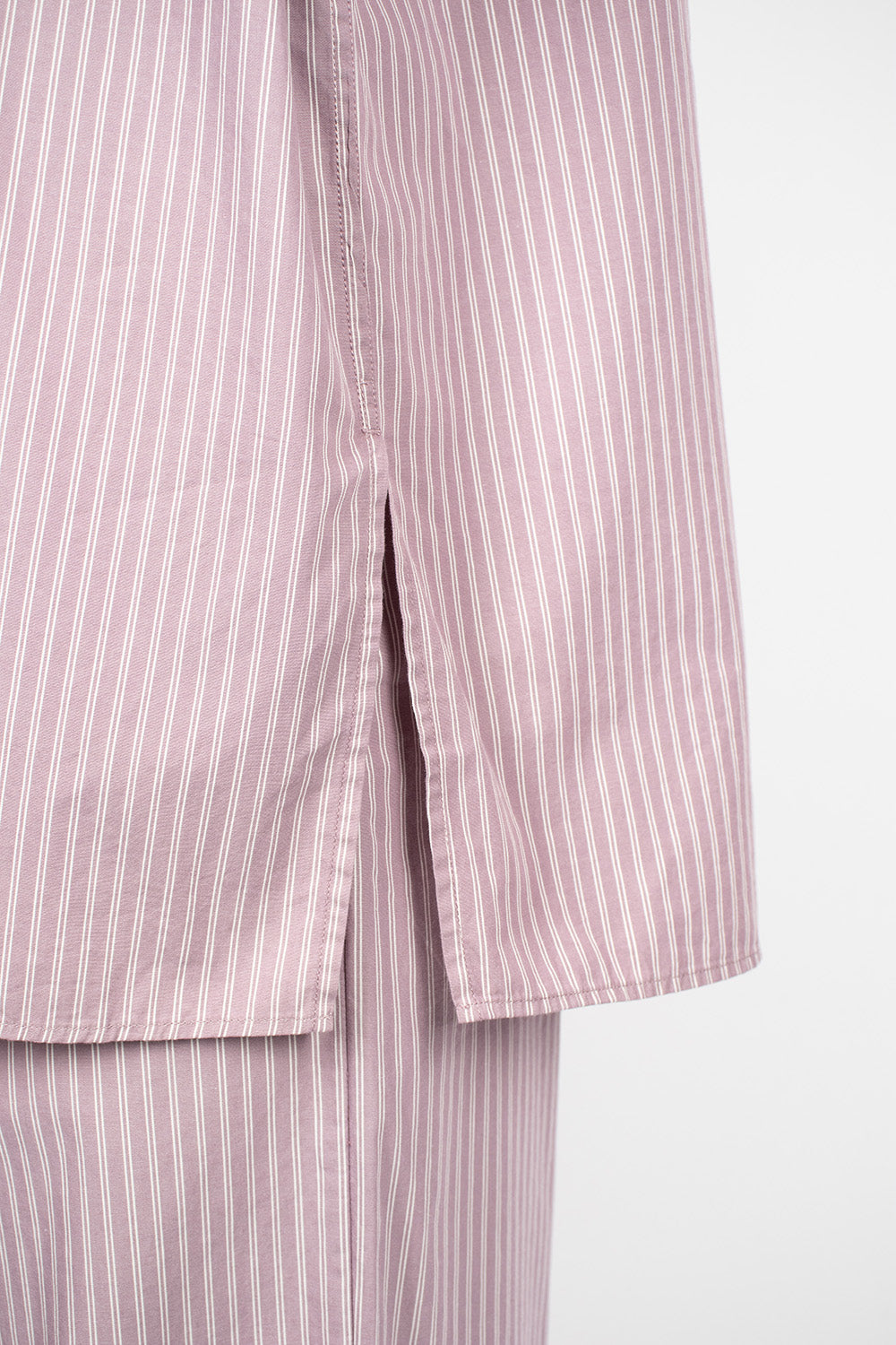 Birkenstock 1774 Pyjama Shirt Mauve Stripes