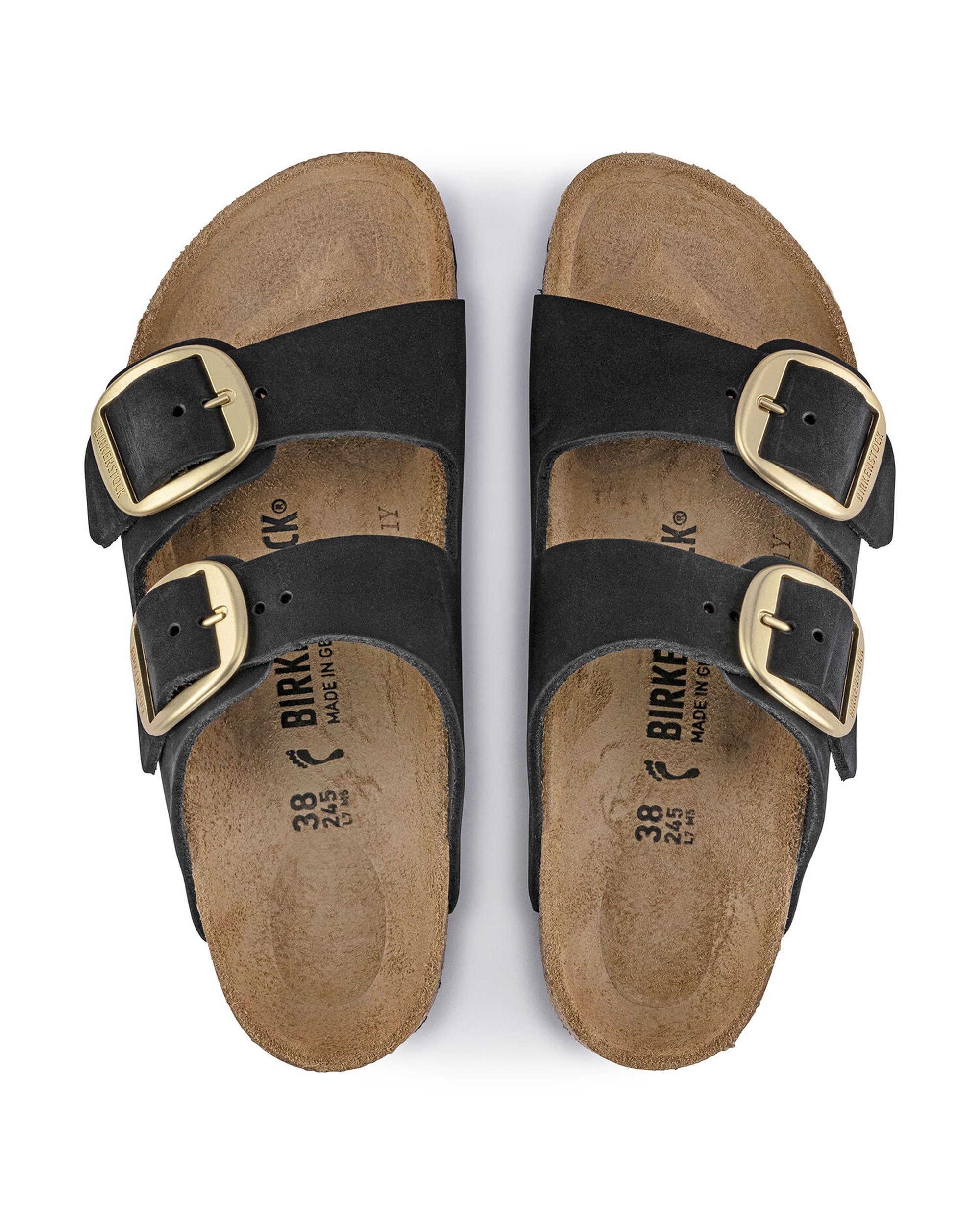 Birkenstock Arizona Big Buckle Black Calzata Stretta