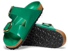 Birkenstock: Arizona Big Buckle High-Shine Digital Green