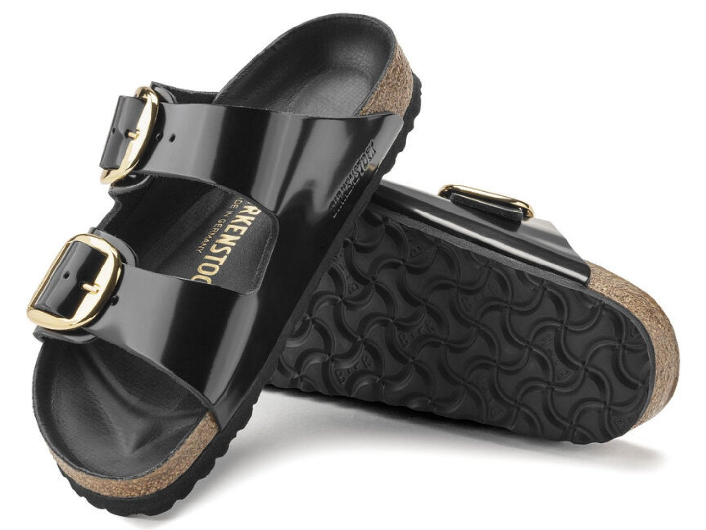 Birkenstock: Arizona Big Buckle in High Shine Black