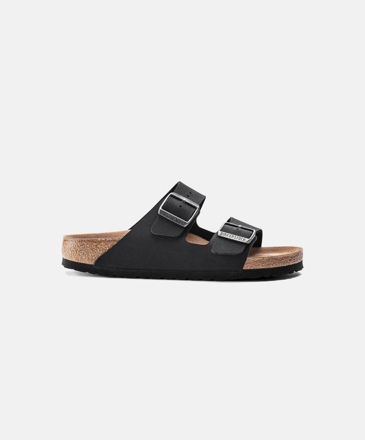 Birkenstock Arizona BirkiBuc/MicroFibre Black Vegan Sandals