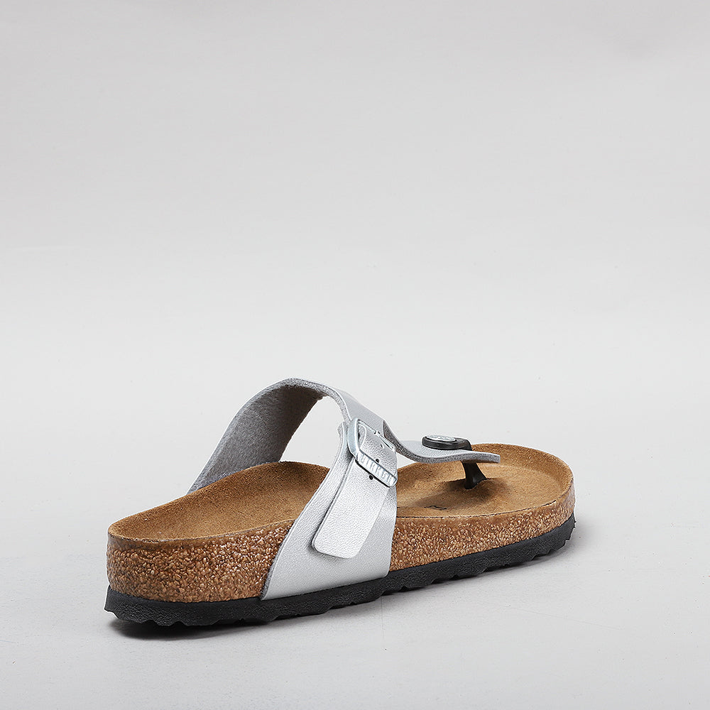 BIRKENSTOCK GIZEH 43851 BF SILVER