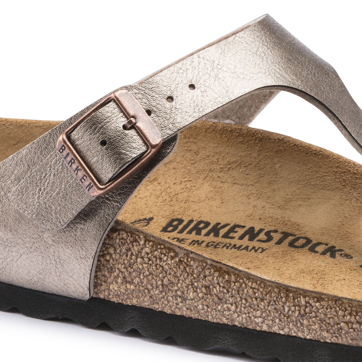 Birkenstock Gizeh Birko-Flor Graceful Taupe Sandals