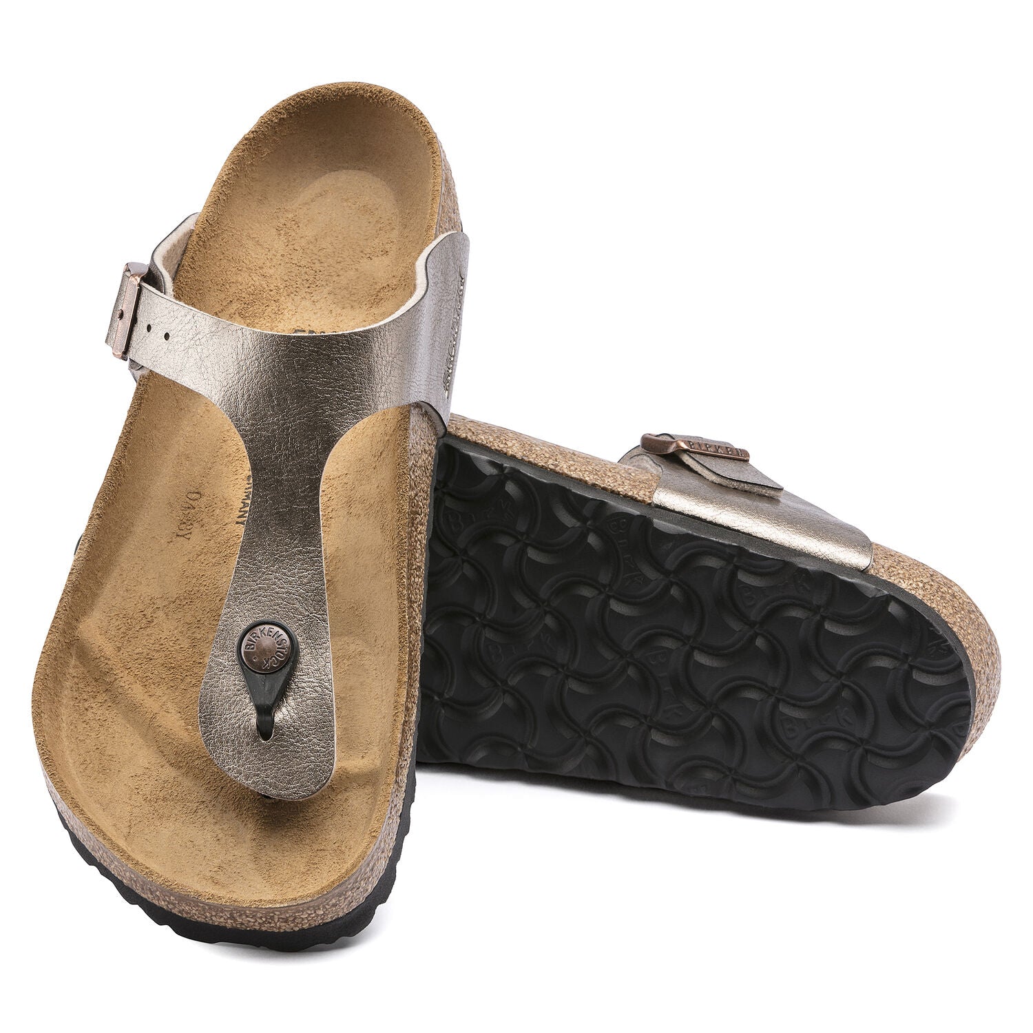 Birkenstock Gizeh Birko-Flor Graceful Taupe Sandals