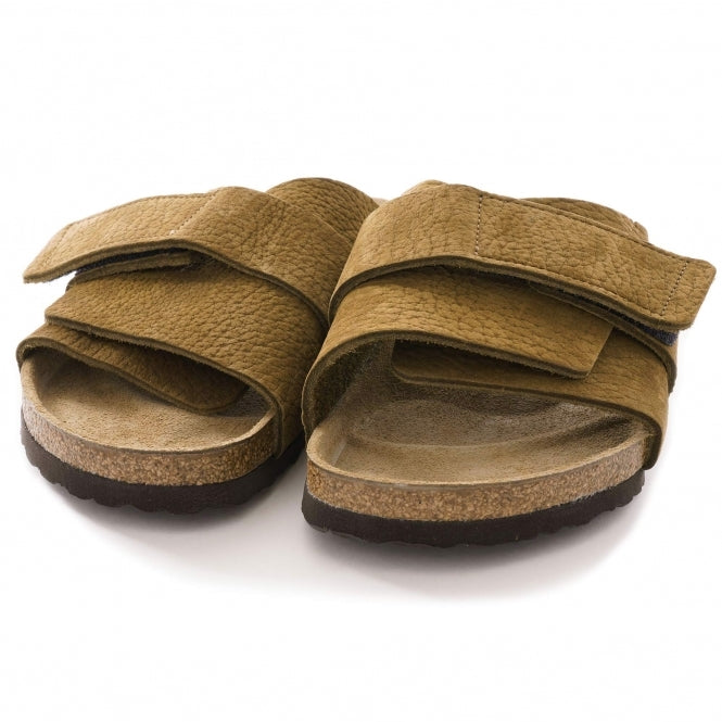 Birkenstock Kyoto Nubuck Leather Desert Buck Tea Sandals