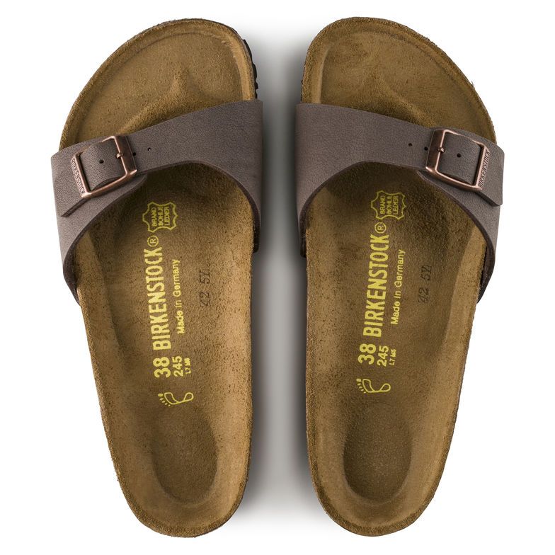 Birkenstock Madrid BirkiBuc Mocca Sandals