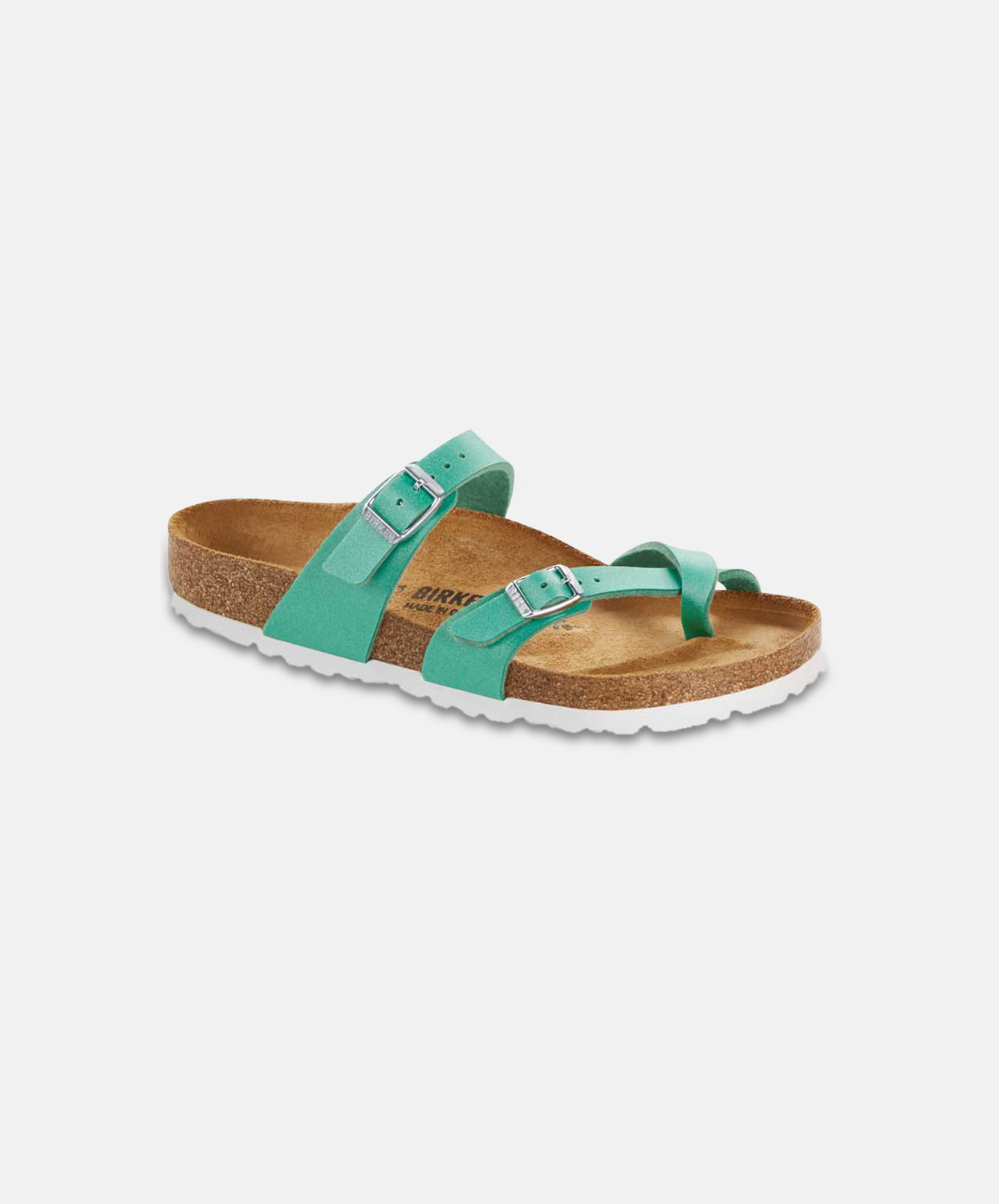 Birkenstock Mayari Birko-Flor Icy Metallic Emerald Sandals