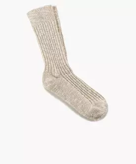 Birkenstock Socks Cotton Slub Beige/White Socks