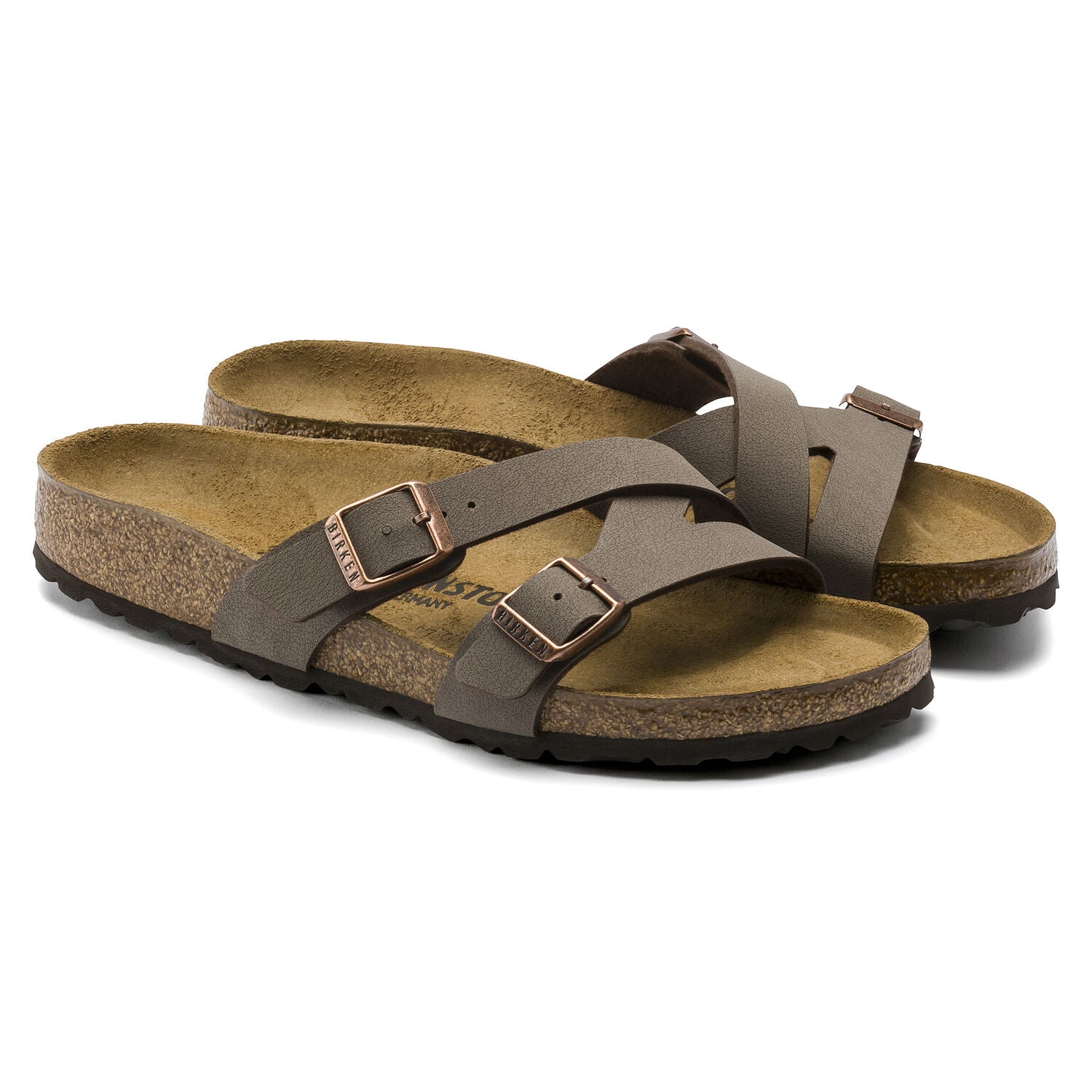 Birkenstock Yao BirkiBuc Mocca Sandals