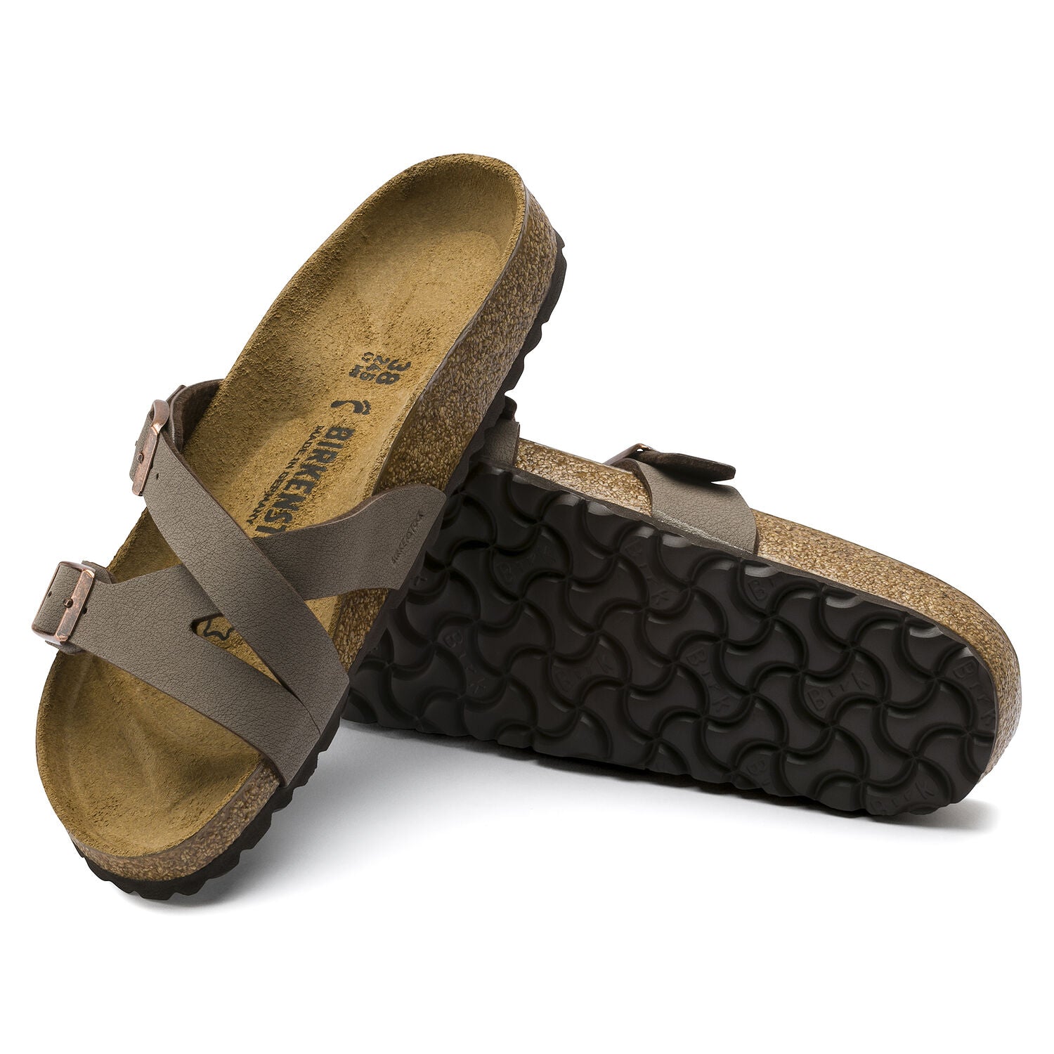 Birkenstock Yao BirkiBuc Mocca Sandals