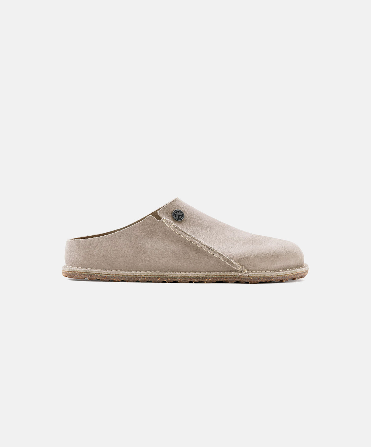 Birkenstock Zermatt Premium Suede Leather Stone Coin Clogs