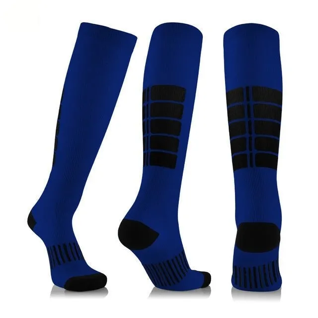 Blue Slimming Blood Circulation Promotion Stockings Socks for Men