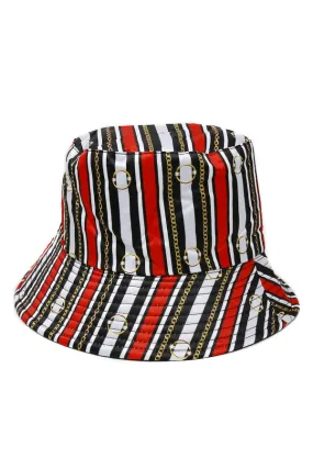 Buck;e & Chain Print Bucket Hat