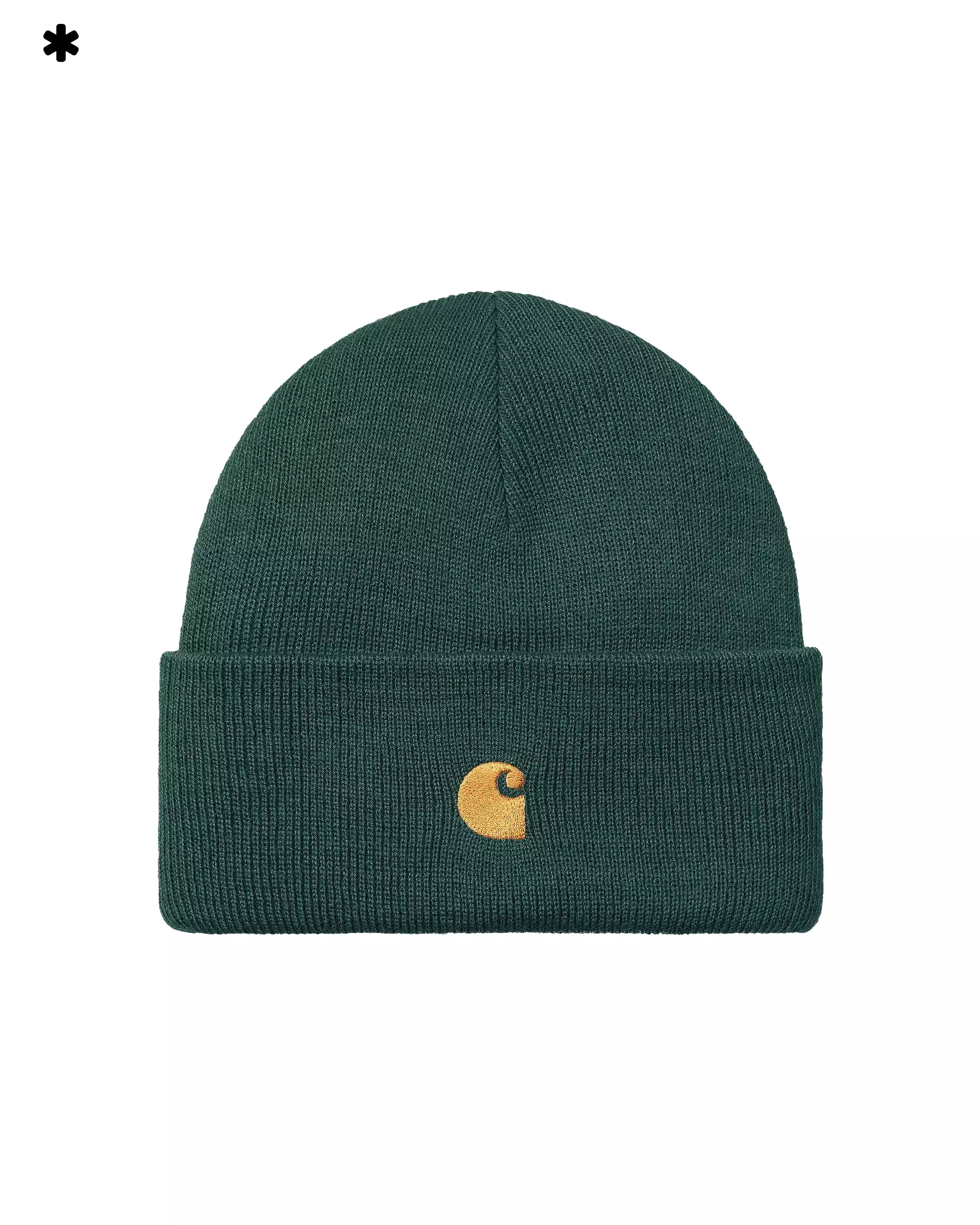 Carhartt Wip Chase Beanie Discovery Green Gold